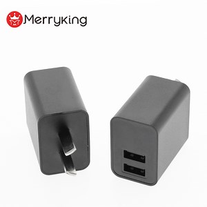 [Hot Item] 5W 10W Dual Ports USB AC Wall Travel Power Charger Adapter Smart Mobile Phone Charger 5V 1A 2A