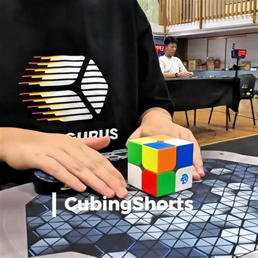 Yuki Gao 2x2 Female world record average [1.20s] #rubikscube #viral #shorts