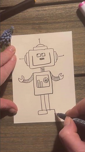 Einen Roboter zeichnen