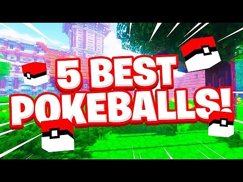 5 MUST HAVE Pokeballs YOU Need in Minecraft Pixelmon!