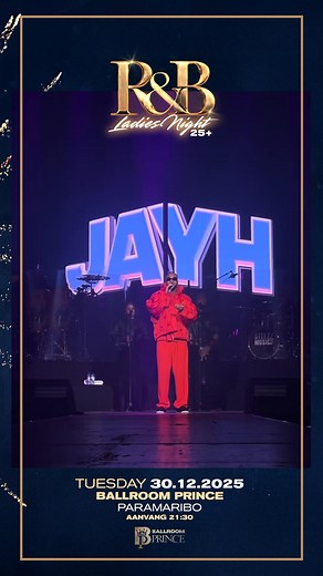 🔥 Hope you’re all ready for a legendary night on Dec 30, 2025! 🎶✨ R&B Ladies Night will be joined by none other than the iconic legend JAYH! 💫 Get ready to vibe to all his greatest hits — it’s gonna be magical! 💃🏾🎤 🎟️ GET YOUR TICKETS NOW! 💎 VIP table? Contact 597-869-2959 💎 #suriname #paramaribo #rnb #jayh #ladiesnight | R&B Ladies Night