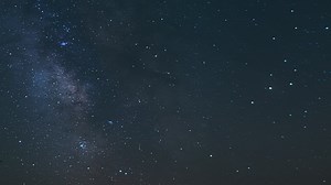 Time lapse of the stars during the night - Free Stock Video