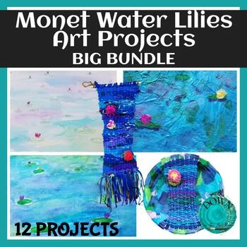 Monet Water Lily Art Projects Art & Weaving Elementary Lesson