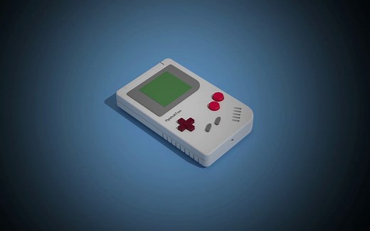 用blender做的gameboy游戏机