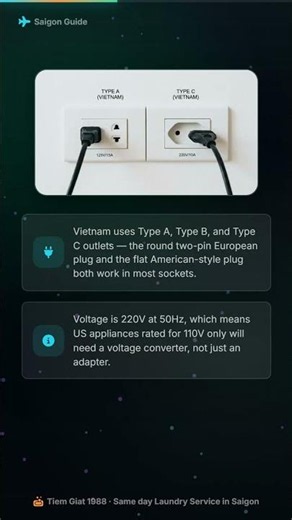 Vietnam plug type | Vietnam Travel Tips #shorts