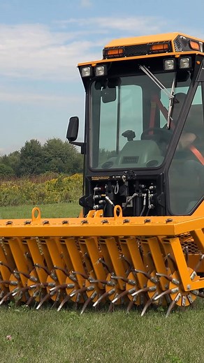 Fall is the perfect time to aerate before the ground freezes. The Trackless Aerator’s front-mounted design keeps the attachment in the operator’s line of sight and lets the tine wheels steer smoothly around obstacles for even, consistent results. #TracklessMT7 #Aerator #LawnCare #GroundsMaintenance #TurfCare | Trackless Vehicles