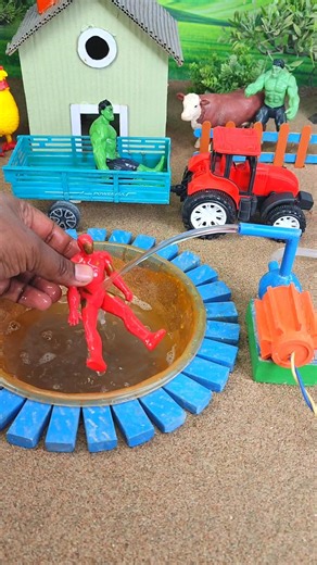 🚜 DIY Mini Tractor Water Pump | Real Working Science Project #diytractor #minitractor #waterpump