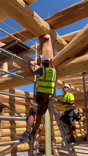 One of the biggest highlights this year was our log home reset in Devonshire England. It was super cool to have super Duper Sam from Switzerland and Brian Moore join us for the project!!! Meeting our clients for the first time and being able to see some of the local hotspots with local tour guides was awesome!!! Thanks Russel and Julia 😊😊 We are so thankful for all of our workers and clients and everyone we had the privilege of doing business with this year!!! Happy new year!!!! | Langberg Log