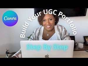 How to Create A UGC Portfolio Using CANVA || STEP BY STEP || Becoming Content Creator IN 2022