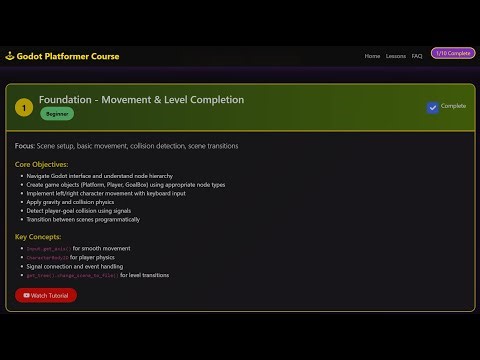 Lesson 1 Notes And Video