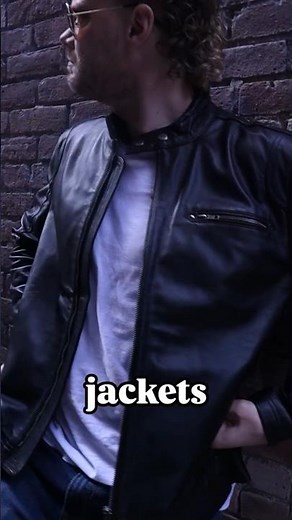 This Café Racer Jacket Makes Everything Look Cooler | Lusso Leather #leather #leatherjacket #cool