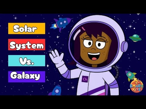 Solar System vs Galaxy | What’s the Difference? | Space Learning for Kids