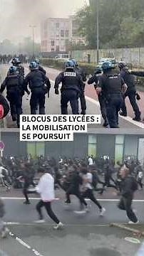 Blocus des lycées: la mobilisation se poursuit