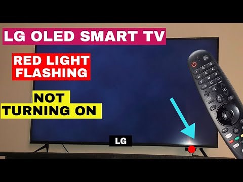 How To Fix LG TV is Red Light Blinking & TV Won't Turn ON | LG TV Red Light Flashing 3 Times
