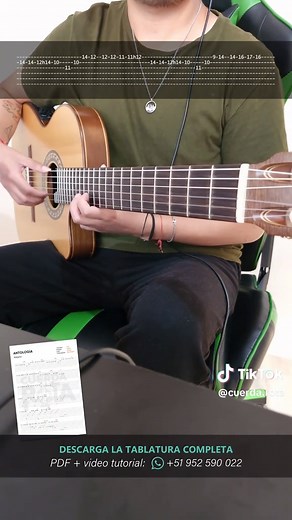 Tutorial para Aprender a Tocar la Guitarra con Antología - Aléjate