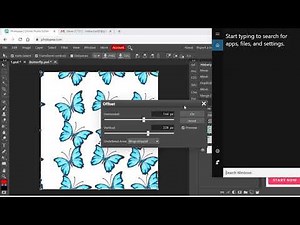How to design a seamless pattern using images in Photopea