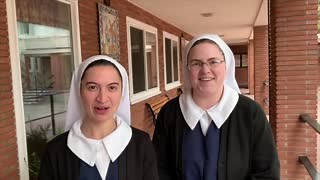 Tomorrow's the day! The novices receive the holy habit of Carmel, and by wearing the holy habit, they witness to our life in eternity! Pray for them as they unite, too, in prayer for all the world! St. Joseph, pray for us! Our Lady of Mount Carmel, pray for us! | Carmelite Sisters of the Most Sacred Heart of Los Angeles