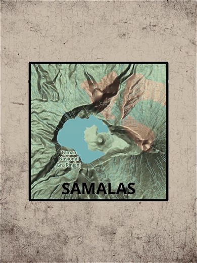 Kaldera Samalas — berada di Pulau Lombok, Provinsi Nusa Tenggara Barat, yang terbentuk akibat letusan raksasa pada tahun 1257 M, yang kini telah diakui dunia sebagai salah satu erupsi terbesar dalam milenium terakhir. Gunung Samalas, adalah gunung api purba yang berada di kompleks Gunung Rinjani, yang mengalami peningkatan aktivitas magmatik memuncak pada erupsi eksplosif berskala sangat besar. Letusan ini memuntahkan kolom abu vulkanik hingga puluhan kilometer ke atmosfer dan menghasilkan alira