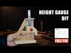 Height Gauge for Routers & Circular Saw - with PDF plan - DIY