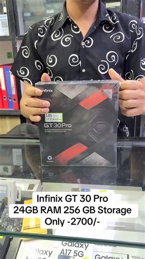 42K views · 364 reactions | Infinix gt 30 Pro RAM -12+12 GB 256GB Storage Price -54000/-Downpayment- 32400/-Only - 2700 Per Month for 12 Month EMI Available Citizenship basis also Required NID For More Information Contact Us 9851124104 | 9801022104 #infinixgt30pro #infinixphone #infinix #atozonlinebazar | A to Z Online Bazar | Facebook