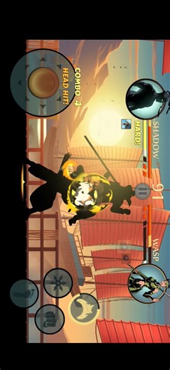 Defeating Wasp in 9 seconds #shadow fight #gaming #shorts