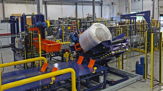 Automated Roll Handling & Wrapping for Heavy Industrial Rolls