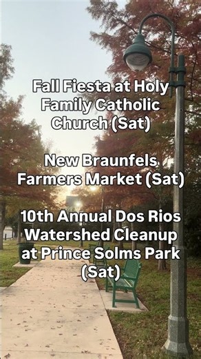 Things to Do This Weekend in New Braunfels (Oct 9-11)
