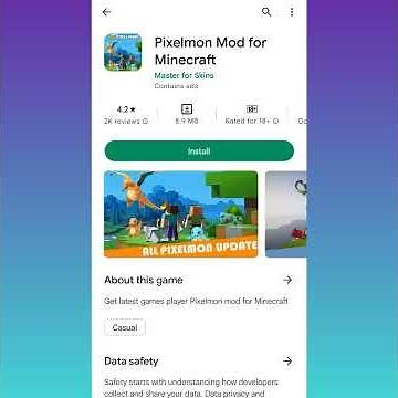 PIXEMON mod for Minecraft game for android #shortsfeed #shiny #short
