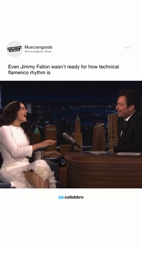 Rosalia showed Jimmy Fallon the true meaning of clapping on live TV - not applause, but the precise rhythmic technique known as palmas in flamenco music. She broke down how performers use different types of claps to create sharp, layered rhythms, turning a simple demonstration into a full rhythm lesson right on the Tonight Show stage. Follow @musiciangoods_official for more! 🎶 Link in bio for music theory, cheat sheets and creative gear! Practice smart. Play better 🎧 . . . (rosalia, jimmy fall