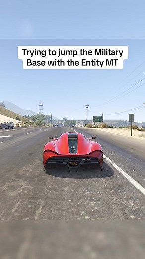 Trying to jump the Military Base in GTA Online with the Entity MT #gta #gta5 #gtav #gta5online #gta5clips