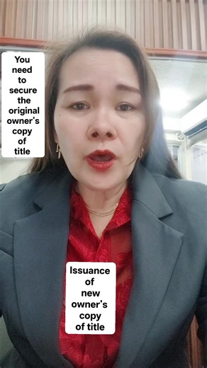 Once the original owner's copy of title is lost, you need to file a petition in court for the issuance of the new owner's copy. A court order is needed before the Registry of Deeds can issue a new owner's copy of title. #issuance #ownerscopy #lost #petition #Declaration | Gina Bontuyan Clarus