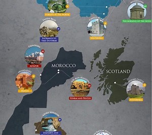 A Wonderfully Informative Map Showing Where Each Episode of 'Game of Thrones' Was Filmed