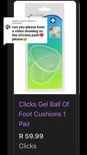 Feet Cracking Treatment at Clicks and Gel Insoles for Heels: Vutomimabena Spasmalir Gel
