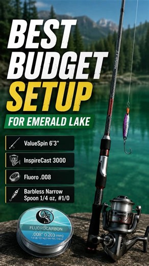 Best Budget Level 8 Walleye Spin Setup for Emerald Lake!