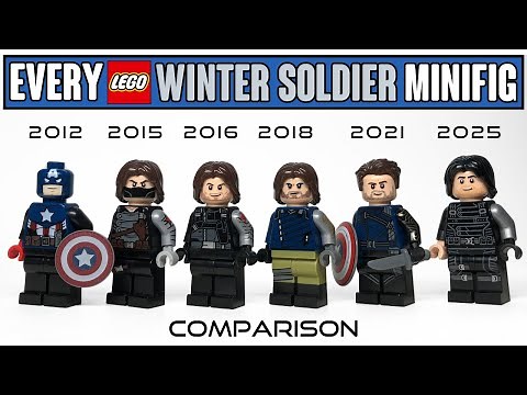 EVERY LEGO Winter Soldier Minifig EVER MADE (2012 - Present)