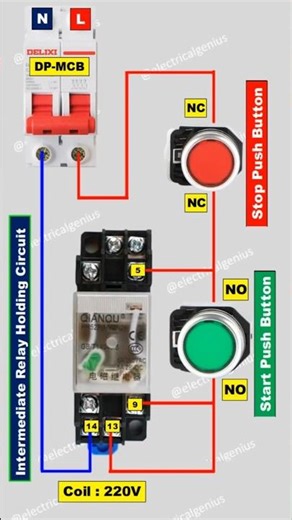 Relay Self-Lock: Simple Diagram Tutorial