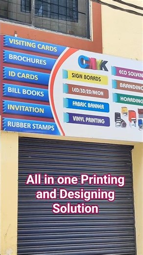 All Printing Services Available Here – Cards, Flex, LED & More