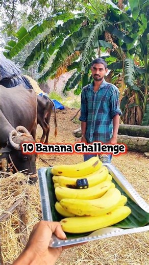 Banana challenges 🥵 Subscribe for more Challenges #foodshorts #foodblogger #foodchallenge #foodie