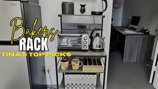 Watch Full Setup On This Bakers Rack With Power Outlets on Amazon Live