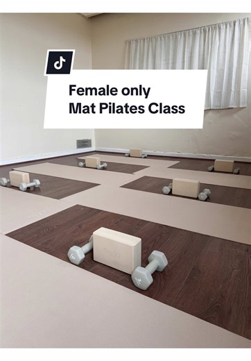 Fully booked for this mornings intimate group Pilates class! 🩰 Only 6 spaces per class to keep things personal — plenty of hands-on guidance, form correction, and technique support for every client. 🌸 #birminghampilates #womenonlygym #pilatesinstructor #matpilates #ladiesonly