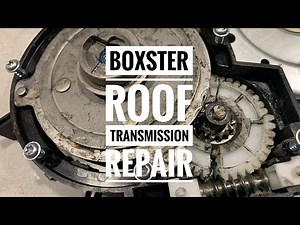 Porsche Boxster Roof Transmission and Arm Repair - How to Fix, Setup and Adjust your Boxster roof