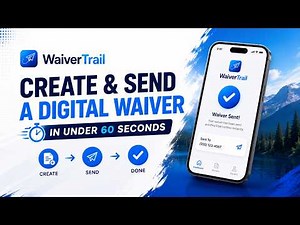 Create & Send a Digital Waiver with AI in Under 60 Seconds