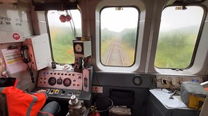 After all the fun and games, here's one for the train nerds. A short cab ride video showing our 450 class railcar travelling between Inch Abbey and Downpatrick on Saturday 23rd July 2022 during the SuperTrain event. It was shot from the vestible of the power car, so it's nice and noisy. It's only doing about 15mph, don't worry, the super-wide angle lens on the camera makes it look like Driver Ian is approaching warp speed! | Downpatrick and County Down Railway