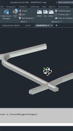 AutoCAD 3D Applied in Underground Mining