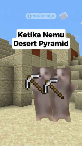 Exploring the Desert Pyramid in Minecraft