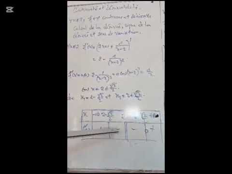 Etude de fonctions de type ax²+bx+c/dx+e (suite)