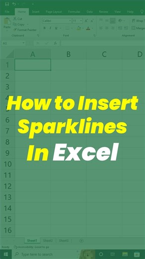 2.9K views · 33 reactions | How to Insert Sparklines in Excel | Mini Charts for Quick Data Analysis ✨ #Excel #ExcelSparklines #ExcelCharts #ExcelTips #ExcelTricks #Excel2025 #LearnExcel #ExcelTutorial #ExcelForBeginners #AdvancedExcel #MsExcel | Chalo Ye Bhi Seekhe | Facebook