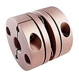 Spring Coupling Metal Bellows Clamp Type Spring Flexible Shaft Coupling Aluminum Flexible Diaphragm Motor Shaft Coupling for Step Motor