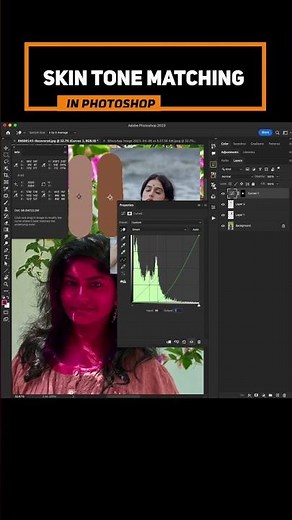 How to Skin tone Matching in Photoshop