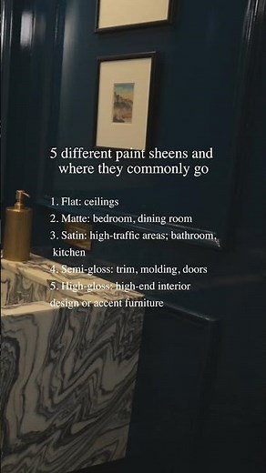 How to choose the right paint sheen